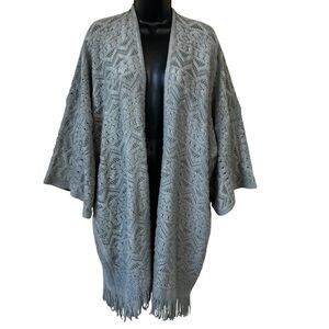 ANTHROPOLOGIE DO EVERYTHING IN LOVE RUANA PONCHO SWEATER